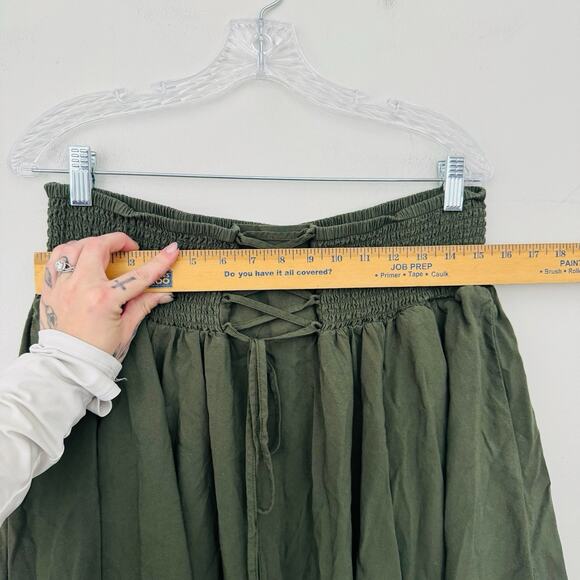Torrid Green Knee Length Peasant Skirt Women’s Size 2X - Picture 2 of 7